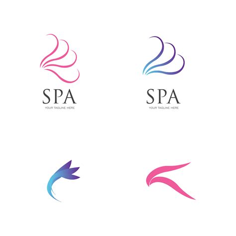 spa logo vector illustration design template 5417005 Vector Art at Vecteezy