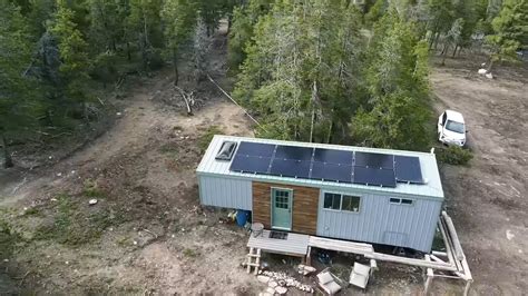 His DIY Off-Grid Tiny House in Colorado