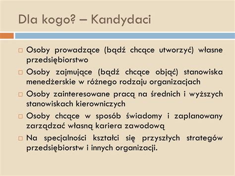 Ppt Specjalno Zarz Dzanie Strategiczne Powerpoint Presentation