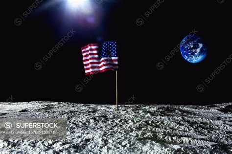 How Many Flags Are On The Moon