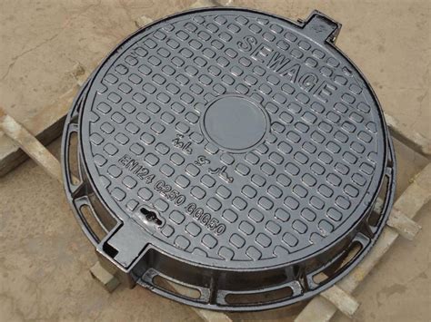 En 124 D400 Ductile Iron Casting Round Manhole Covers With Frame