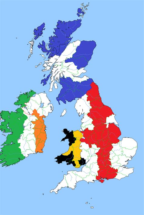 Britain and Ireland - Flag Map by Rory-The-Lion on DeviantArt