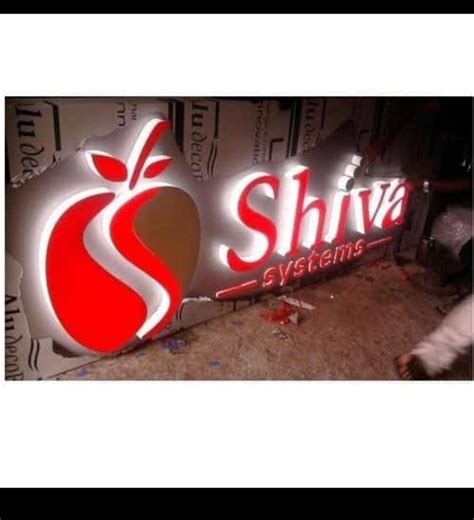 Outdoor White Acrylic Led Letter Packaging Type Box At Rs 500 Inch In