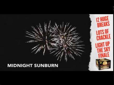 Midnight Sunburn Gram Fireworks Repeater Cake Youtube