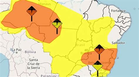 Inmet emite alerta de temporal para no AM veja quais cidades poderão