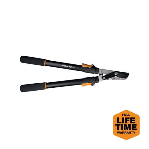 Fiskars 1 3 4 In Cut Capacity Steel Blade 25 In 37 In Power Lever Bypass Lopper With