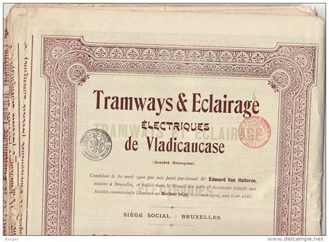 Russland Tramways Eclairage Electriques De Vladicaucase