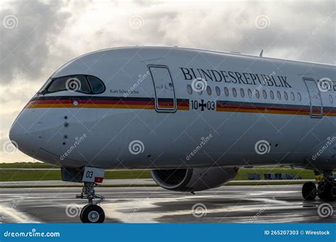 German Air Force One, Airbus A380, 1003, Airplane Editorial Stock Photo ...