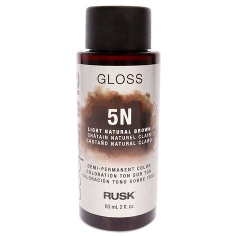 Rusk Rusk Deepshine Gloss Demi Permanent Color 5n Light Natural Brown