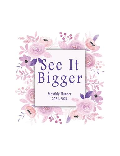 See It Bigger Monthly Planner Months Yearly Planner