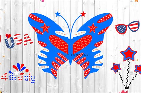 American Patriotic Symbols Graphic by Funnyarti · Creative Fabrica