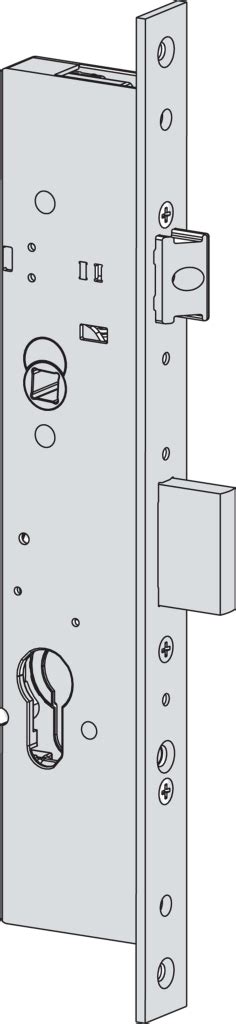 Serratura Meccanica Da Infilare A Ingranaggi Cisa Serie Multitop Pro A