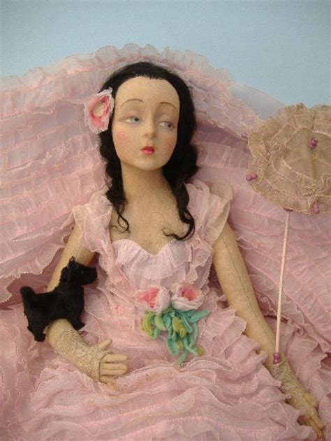 Antique Lenci Lady Doll 1925 Exquisite Victorian Dolls Vintage Dolls Antique Dolls