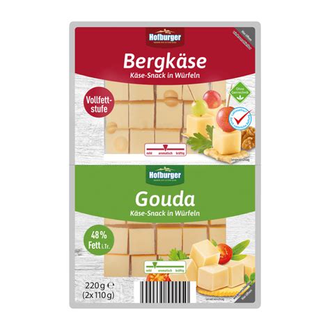 Hofburger K Se Snack In W Rfeln G Nstig Bei Aldi Nord