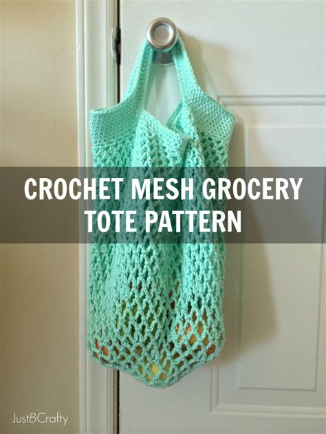 Crochet Pattern Mesh Shopping Bag Iucn Water