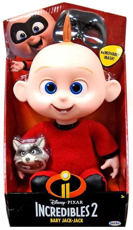 Disney Pixar Incredibles 2 Baby Jack-Jack Plush Doll Jakks Pacific - ToyWiz