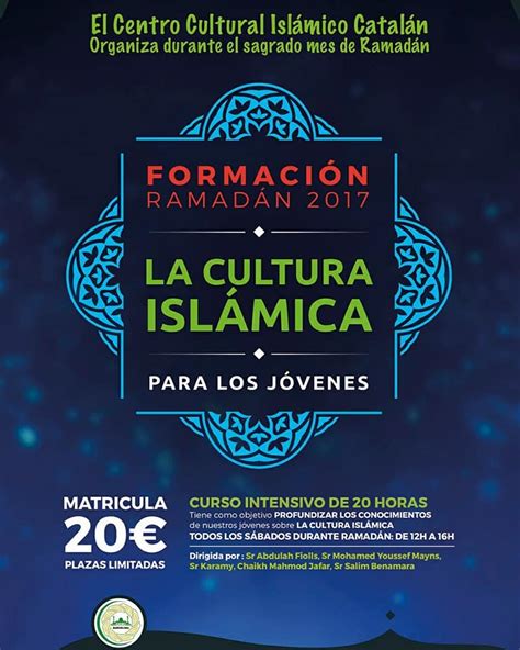 FormaciÓn Para JÓvenes La Cultura IslÁmica Centro Cultural Islámico