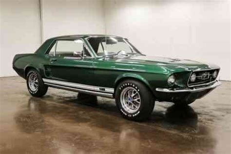 Ford Mustang Gt 92729 Miles Dark Moss Green Coupe 390 Used Classic Cars