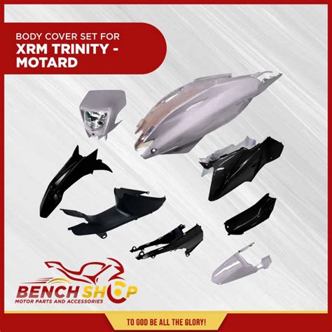 Xrm Trinity Motard Body Cover Set In Package Shopee