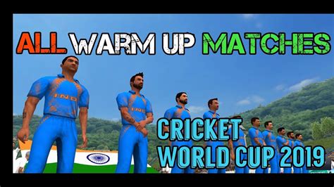 Team India All Warm Up Match Cricket World Cup Wcc Expert