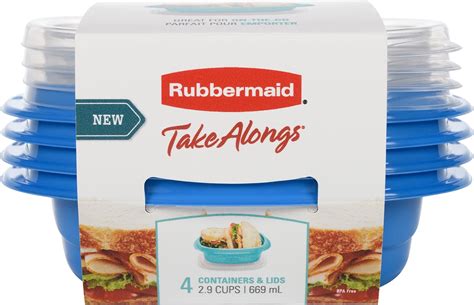 Amazon Rubbermaid Takealongs Cup On The Go Square Food Storage