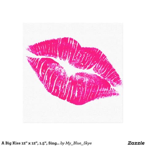 A Big Kiss Pink Lips Modern Wall Art In 2021 Kiss Pink Wall Art Pink Lips