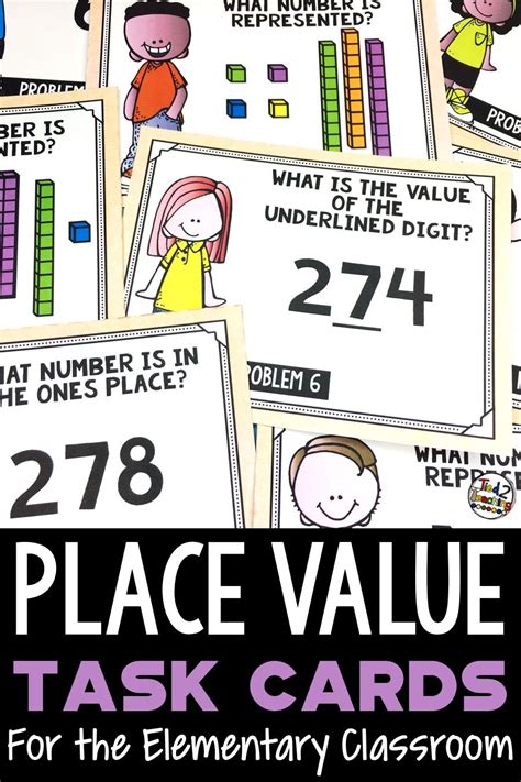 Place Value Task Cards In Task Cards Task Card Activities