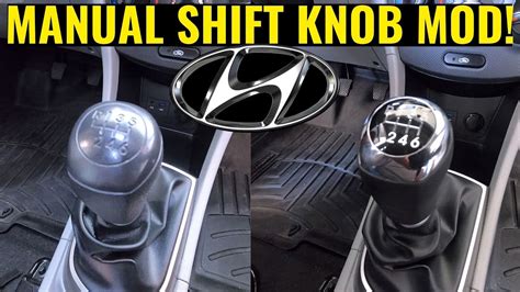 HOW TO CHANGE YOUR SHIFT KNOB HYUNDAI ACCENT OEM Chrome Black Shifter