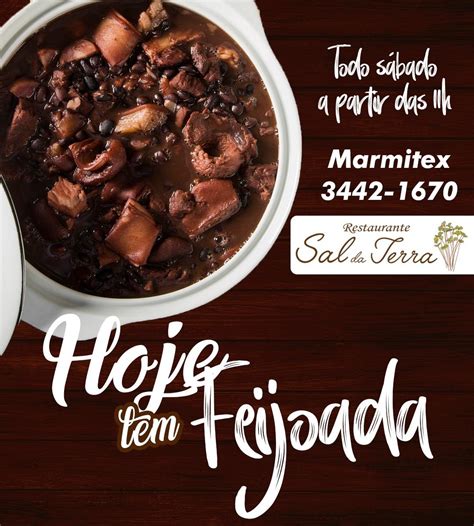 Sábado é dia de feijoada no Restaurante Sal da Terra ROLNEWS