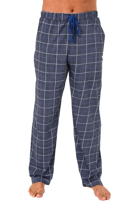 Herren Pyjama Hose Lang Mix Match Karo Optik 122 90 524 Tag