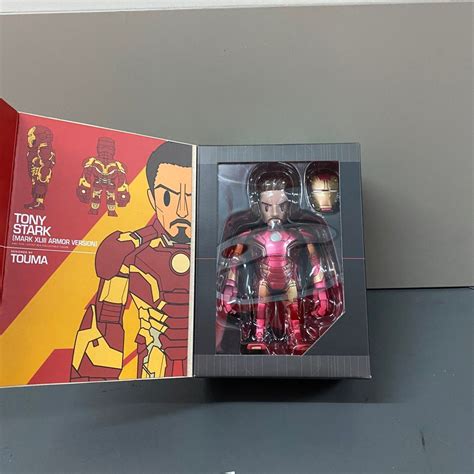 Hot Toys Avengers Age Of Ultron Tony Stark Mark 43 Armor Version Artist Mix Figure Designed