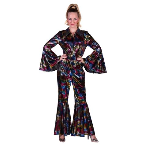 Disco Catsuit Dames Zwart Jokershop Be Disco Verkleedkleding