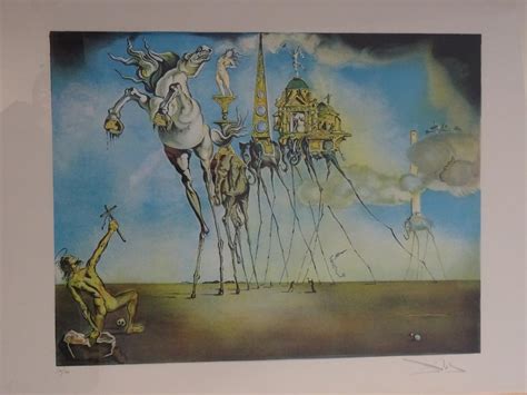 Salvador Dalí La tentation de Saint Antoine MutualArt