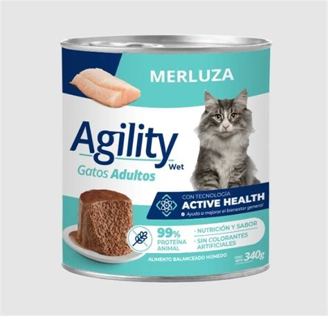 AGILITY LATA GATO MERLUZA Wow Boutique De Mascotas