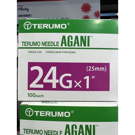 BOX TERUMO NEEDLE Disposable Terumo AGANI 100pcs Box Per Box