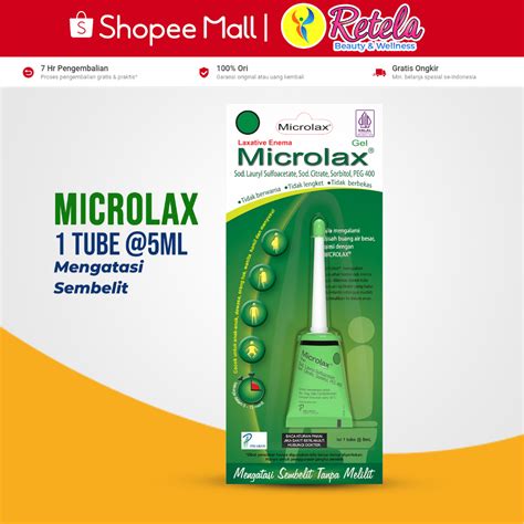 Jual Microlax Gel Tube Ml Pelancar Buang Air Besar Pencahar