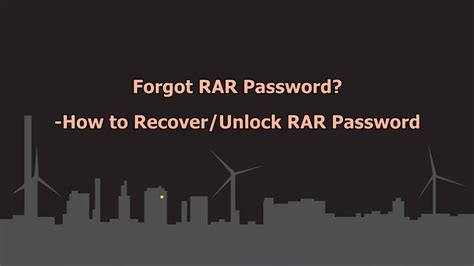 Forgot Rar Winrar Password How To Recover Unlock Rar Password Youtube