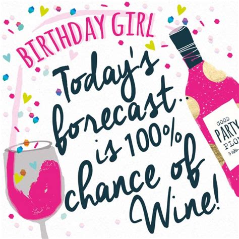 Birthday Birthday Wine Funny Happy Birthday Wine Birthday Girl Quotes