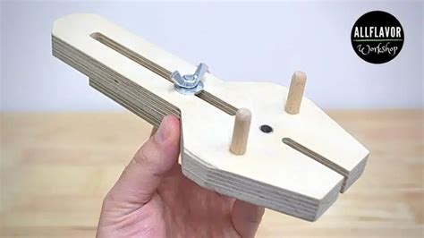 How to Make an Adjustable DIY Dowel Jig (step-by-step) | AllFlavor Workshop