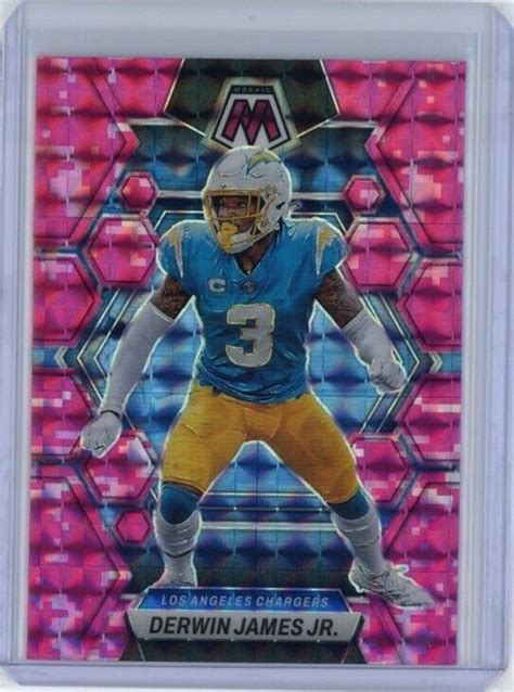 Derwin James Jr Panini Mosaic Pink Camo Prizm Chargers Ebay