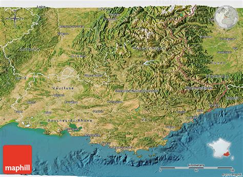 Satellite D Map Of Provence Alpes C Te D Azur