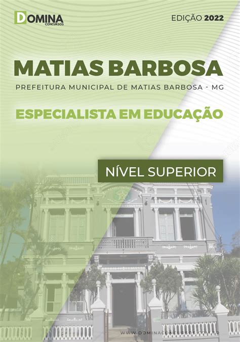 Apostila Pref Matias Barbosa Mg Especialista Educa O