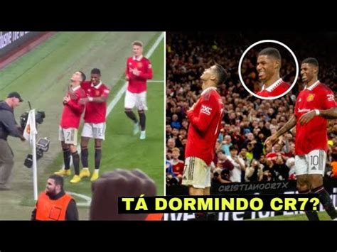 CRISTIANO RONALDO DORMINDO OLHA A COMEMORAÇÃO DO CR7 CONTRA O SHERIFF