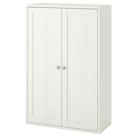 Havsta White Cabinet 81x35x123 Cm Ikea