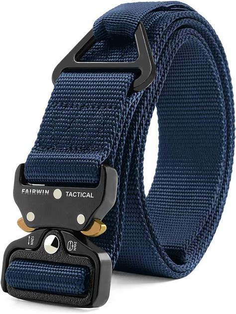 Fairwin Tactical Belt Military Style Webbing Riggers Web Belt Heavy