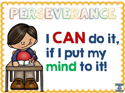 Perseverance - Weiner Elementary Counseling Corner