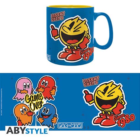 PAC MAN Mug 460 Ml Retro With Box X2 Abysse Corp