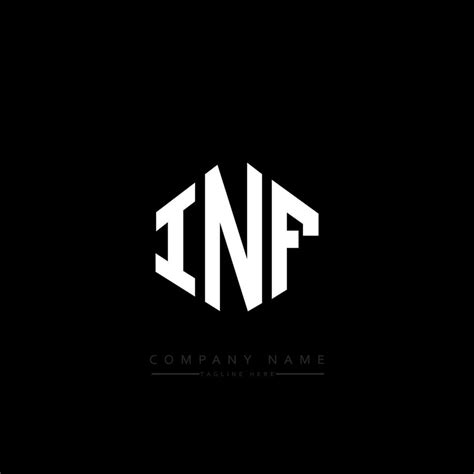 inf letter logo design  polygon shape inf polygon  cube shape