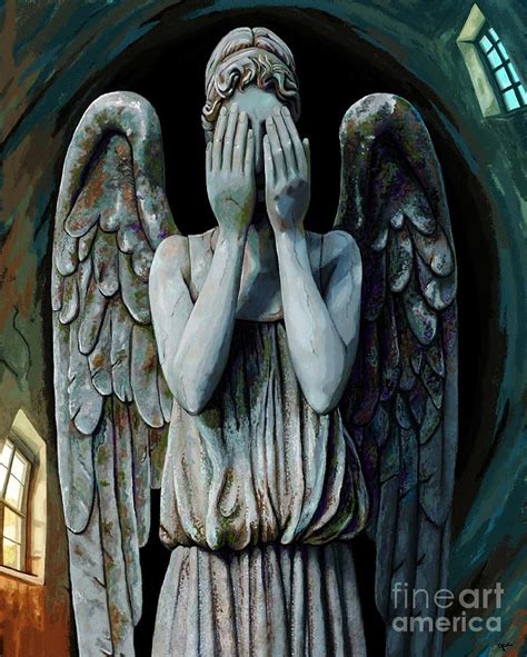 Crying Angel Statue