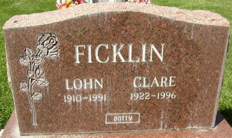 Lohn Ficklin Find A Grave Memorial